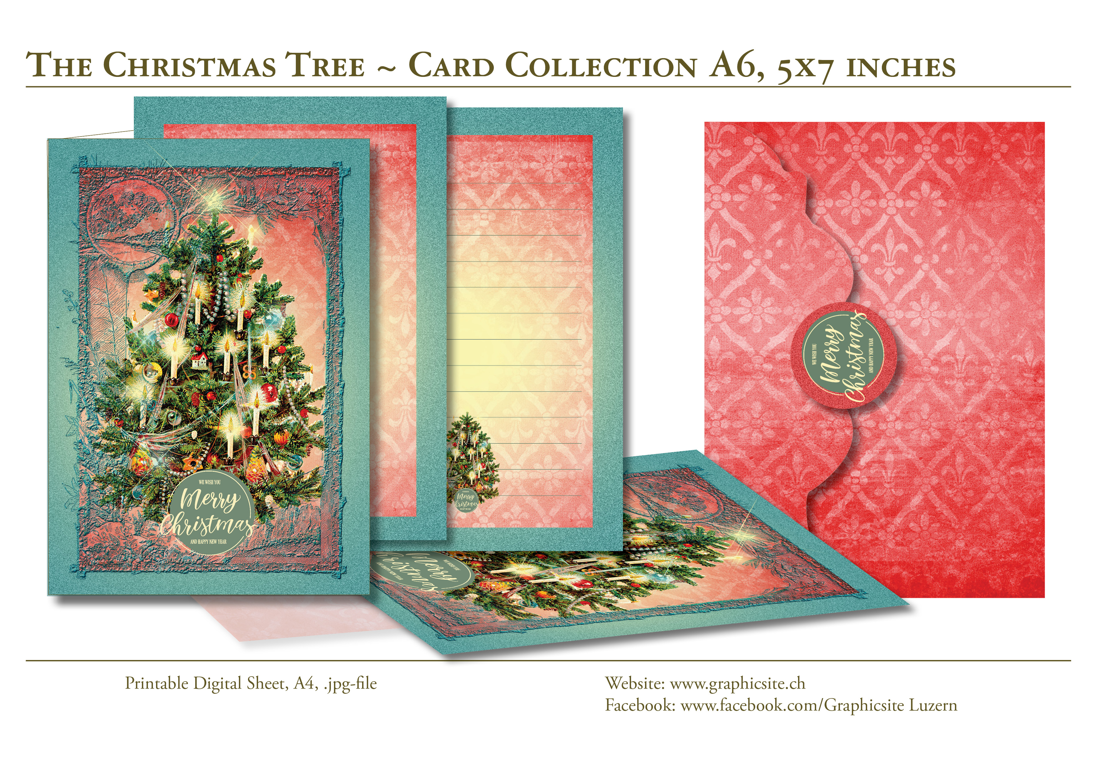 Karten selber drucken - Weihnachtskarten, Grusskarten, Blau, Weiss,  -  Kuvert - #christbaum, #weihnachtsbaum, #weihnachtskarten, #karten, #selber, #drucken, #gestalten, #grusskarten, #A6,  #basteln, #luzern, #schweiz